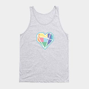 Love Heart Scandinavian Geometric Tank Top